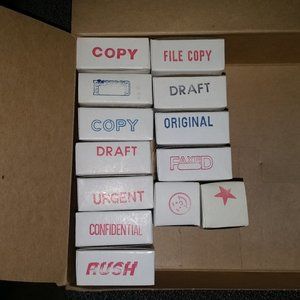 Lot-13 GEM Office Stamps